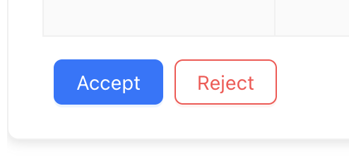 Accept/Reject material